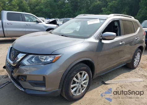 2019 Nissan Rogue Sv z USA, uszkodzony, nr VIN KNMAT2MV0KP542772